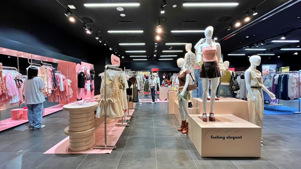 서울 잠실 롯데월드몰 지하 1층에 마련된 샵사이다 팝업스토어. 사진=롯데백화점