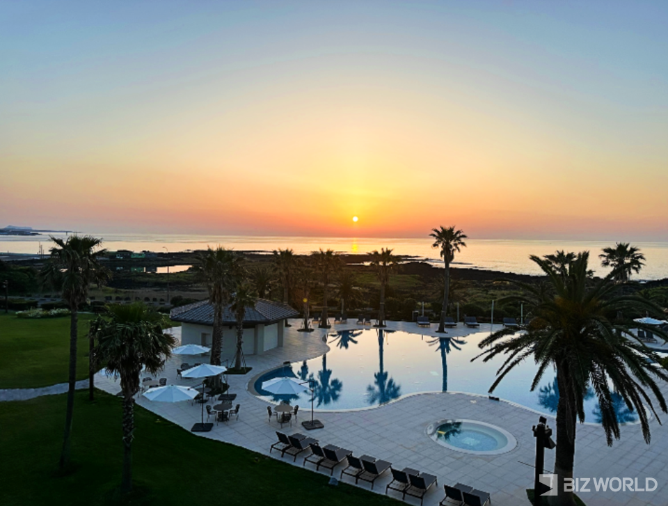 해비치 리조트 제주의 아침. 사진=김미진 기자