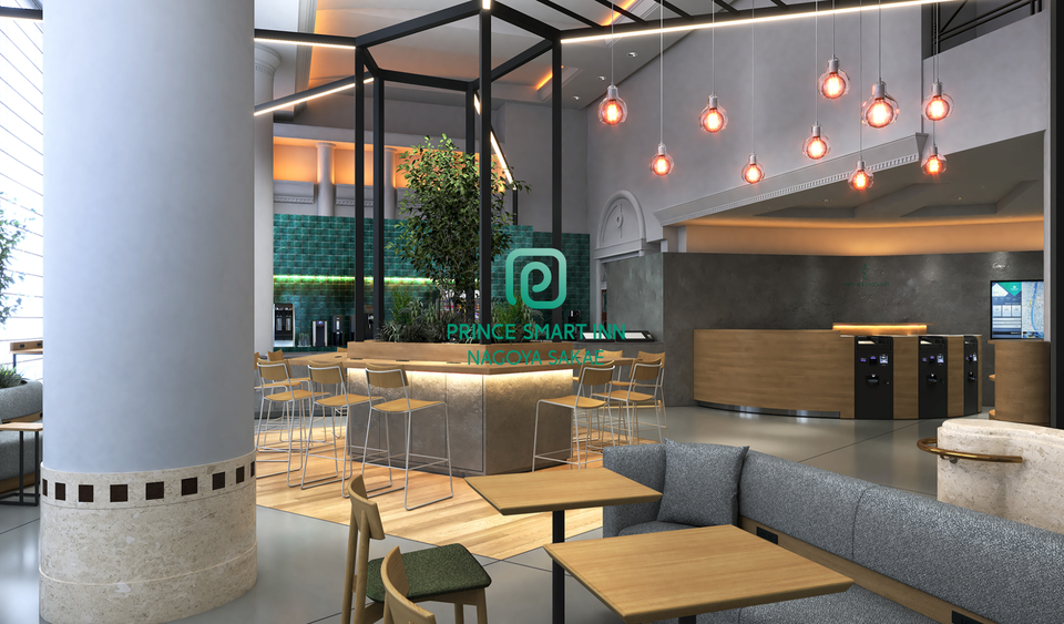 프린스 스마트인 나고야 사카에  호텔 내부. 사지=에스마케팅