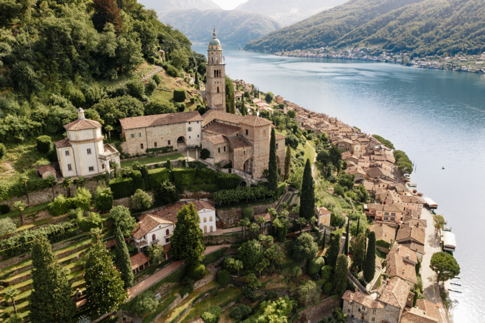 Morcote Chiesa Santa Maria del Sasso. 사진=스위스정부관광청