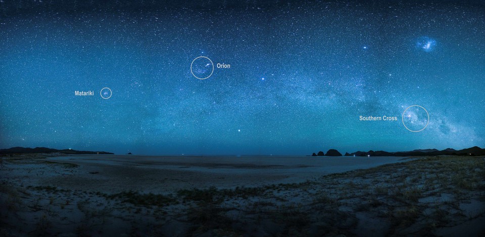 그레이트 배리어 아일랜드에서 바라본 마타리키. 사진=Mark Russell