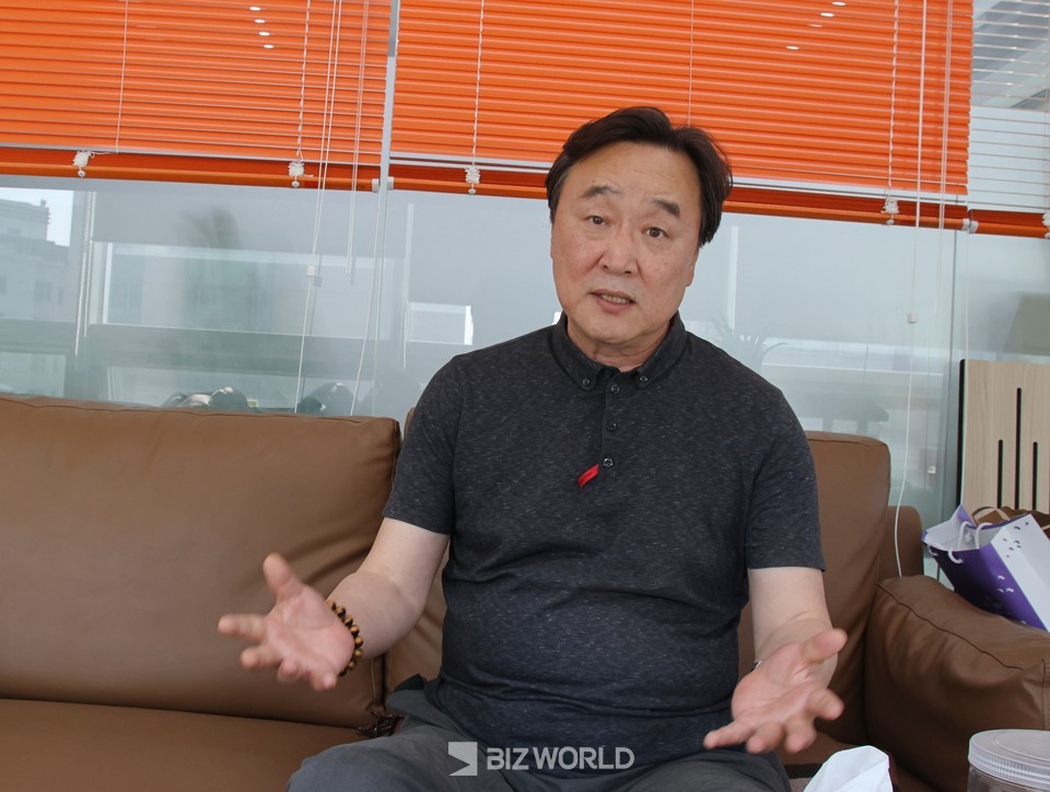 전성준 이후엘티에스 대표이사가 인바운드 여행업에 대해 이야기 하고 있다. 사진=손진석 기자