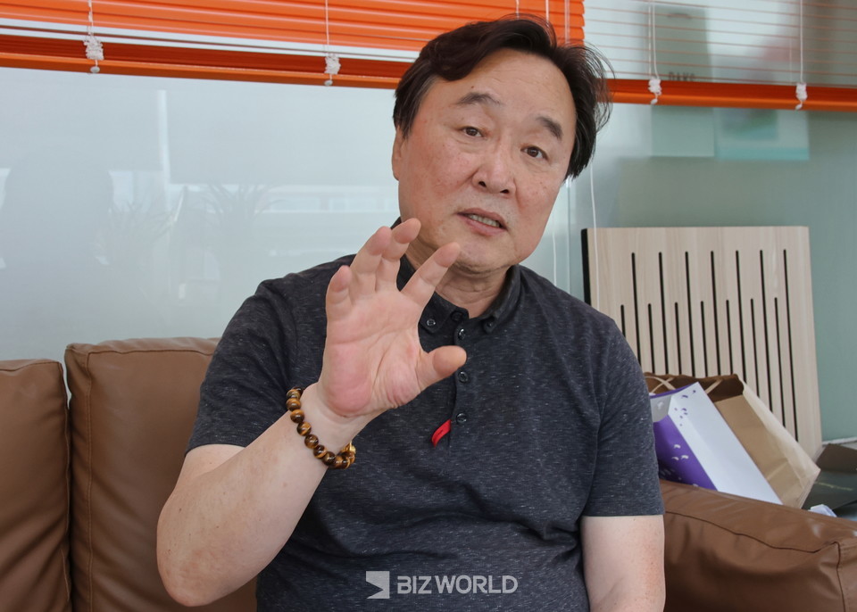 전성준 대표이사가 관광진흥자금은 관광산업을 위해 사용되어야 한다며 목소리에 힘을 주고있다. 사진=손진석 기자