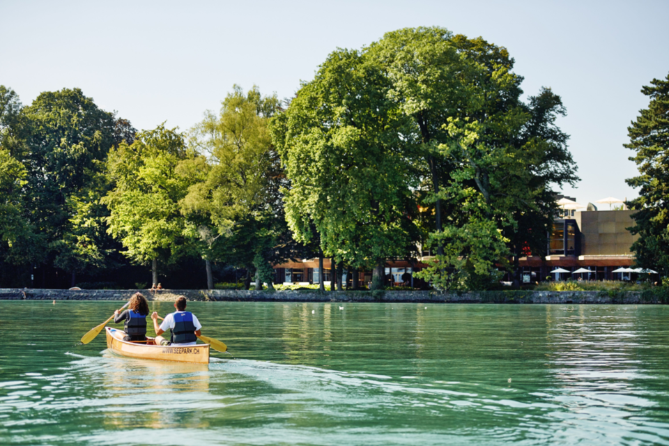 Lake Thun Canoe Lake Park. 사진=스위스정부관광청