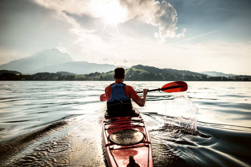 Lake Lucerne Canoeing. 사진=스위스정부관광청