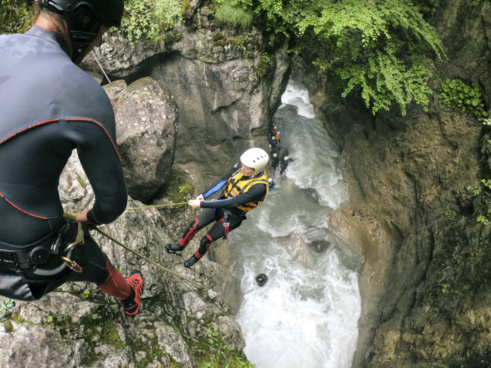 Canyoning Interlaken. 사진=스위스정부관광청