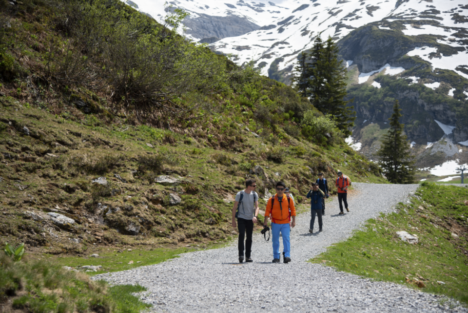 Wolfenschiessen Truebsee Wanderer. 사진=스위스정부관광청