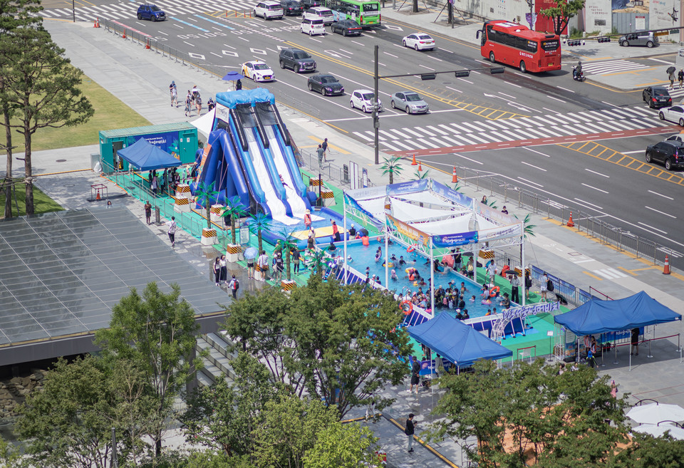 2023 서울썸머비치 물놀이장 전경. 사진=서울관광재단