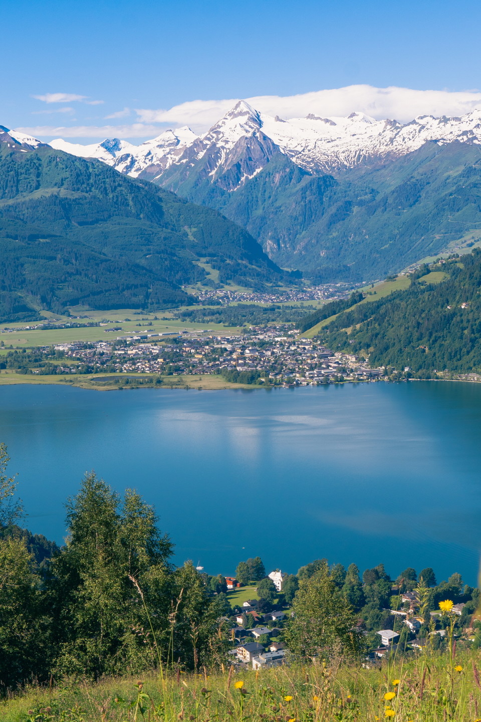 첼 호수와 키츠슈타인호른 전경. 사진=Austria Tourism_Jinho Kim