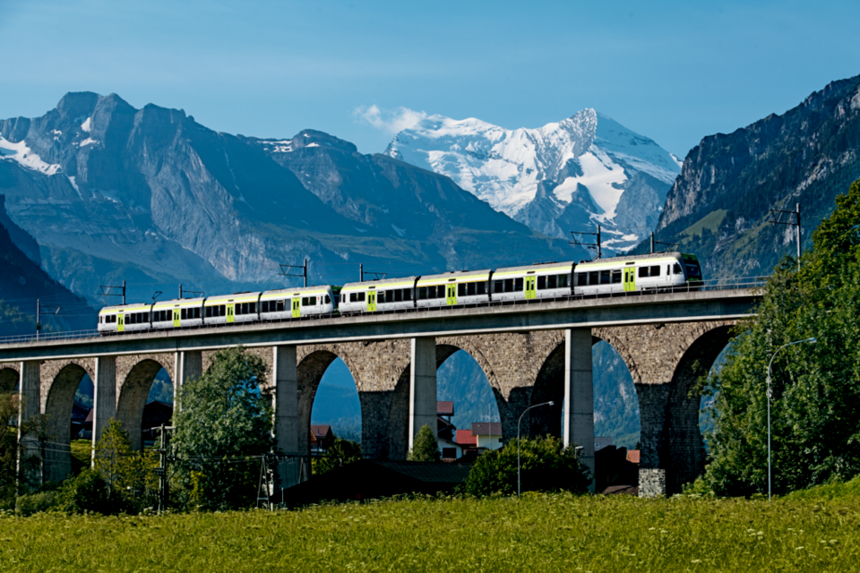 Frutigen BLS line. 사진=스위스정부관광청