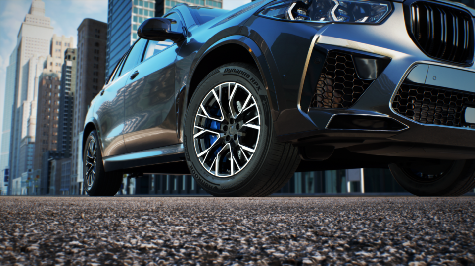 한국타이어, SUV 전용 프리미엄 컴포트 타이어 다이나프로 HPX 유럽 출시. 사진=한국타이어