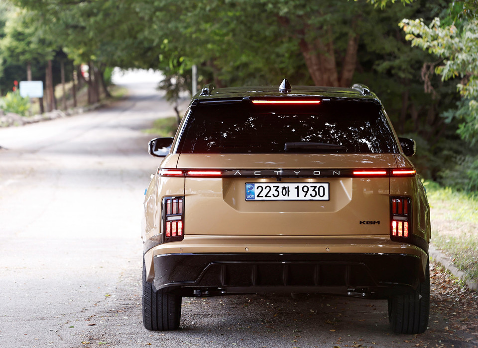 액티언 후측면. 사진=KGM