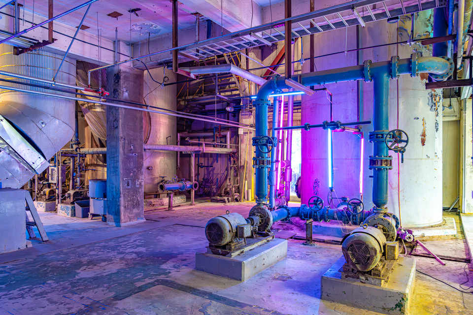 한국관광공사가 선정한 9월 가볼만한 곳인 부천아트벙커B39의 배기가스를 내보내는 유인송풍실은 현재 보존구역으로 남아 있다. 사진=김정흠 작가