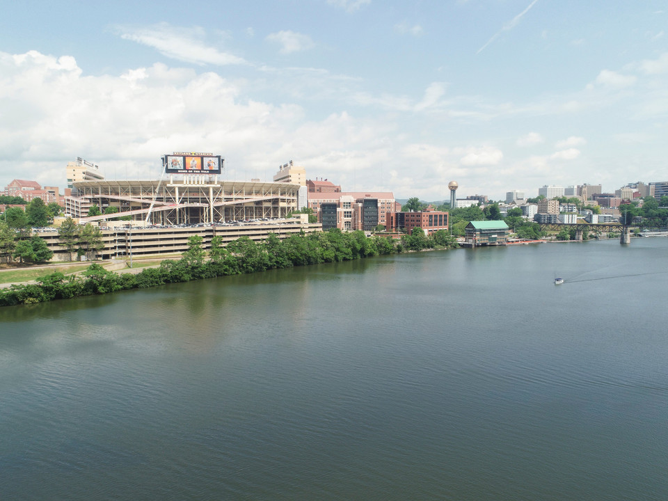 녹스빌, 테네시 강변의 도시 풍경. 사진=미국관광청