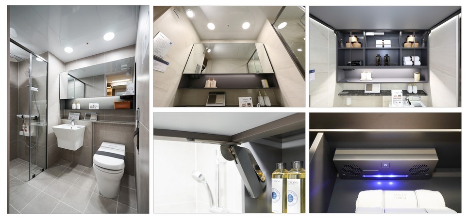 플랩욕실장. 사진=두산건설