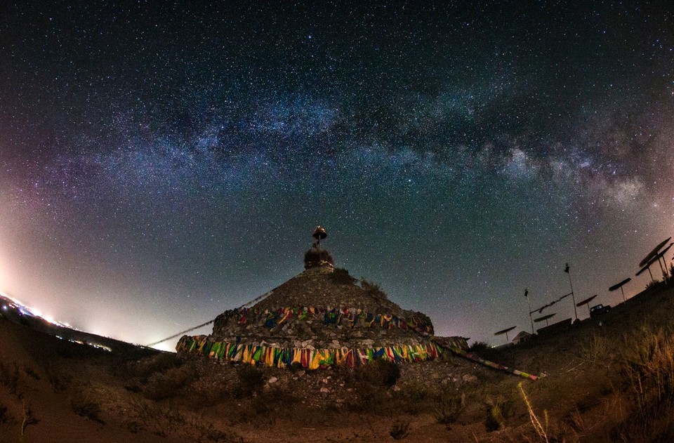 중국 내몽고 밤하늘의 별. 사진=하나투어
