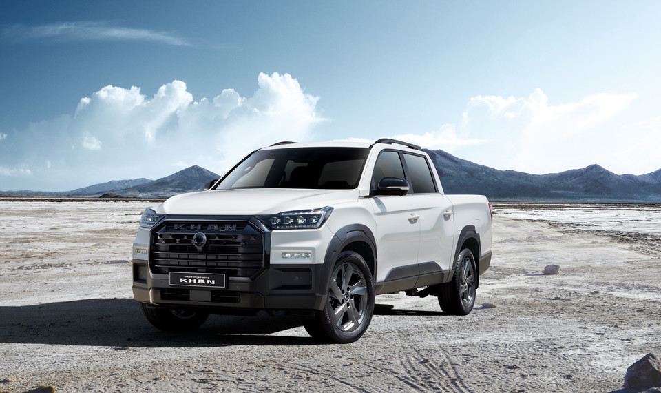 KGM 스턴스포츠&칸 블랙 엣지 전측면. 사진=KGM