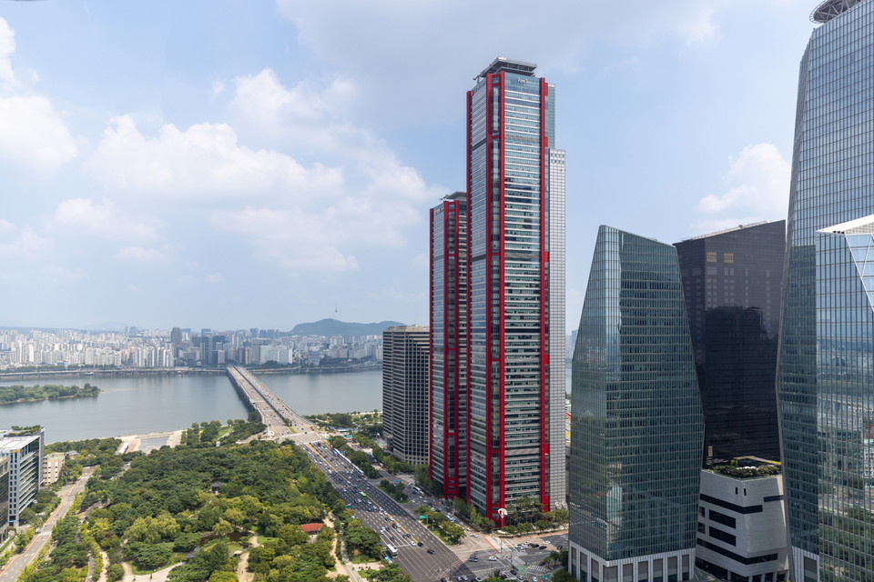 서울달에서 본 여의도와 한강 전경. 사진=서울관광재단