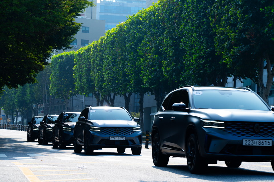 뉴 르노 그랑 콜레오스 특별 고객 시승 행사 현장. 사진=르노코리아