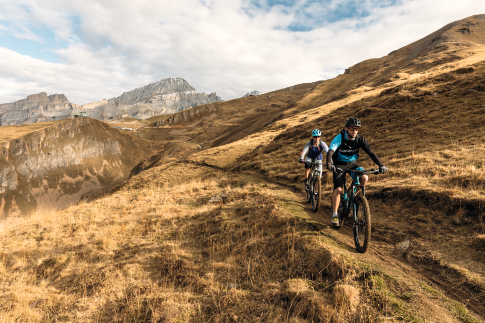 Leukerbad Torrenthorn Bike Trail. 사진=스위스정부관광청