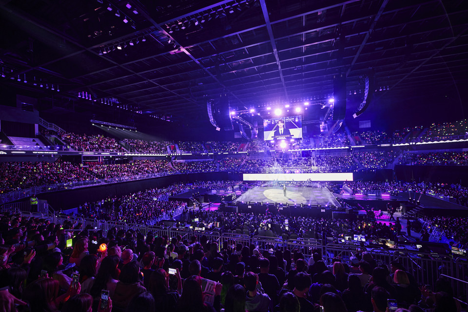 인천 인스파이어 아레나에서 진행된 'K-링크 페스티벌 K-팝 콘서트' 현장. 사진=한국관광공사