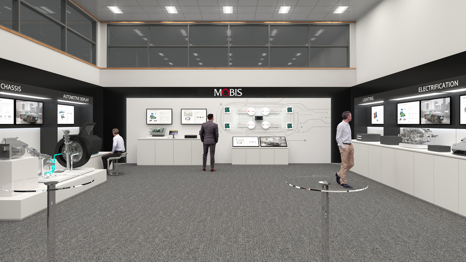 현대모비스 파리모터쇼 부스 조감도. 사진=현대모비스