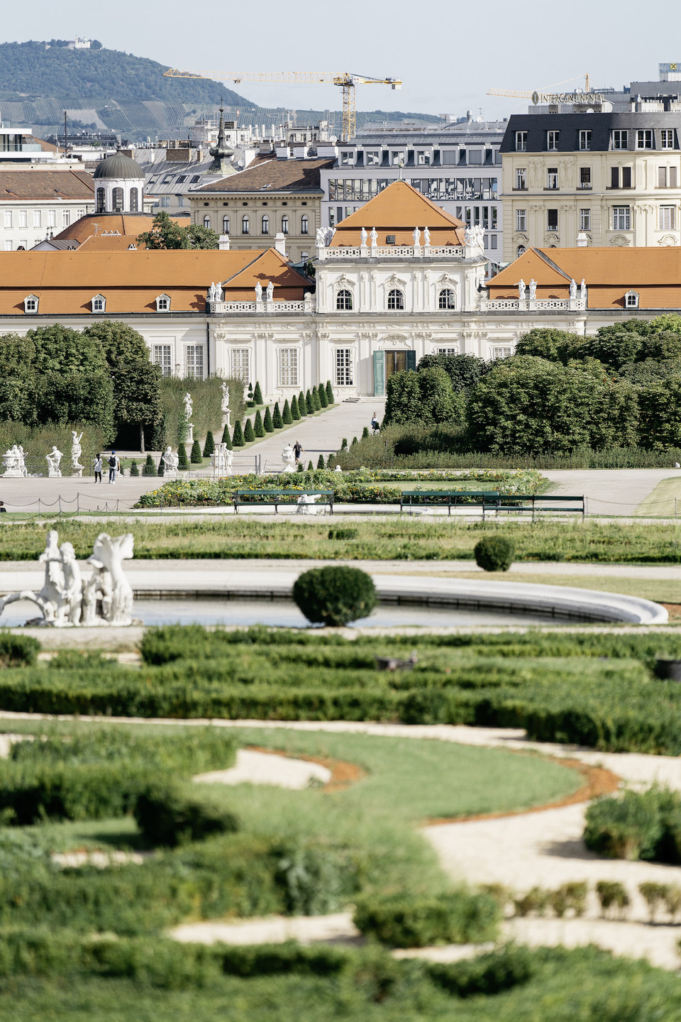 벨베데레 하궁 전경. 사진=Wien Tourismus_Gregor Hofbauer