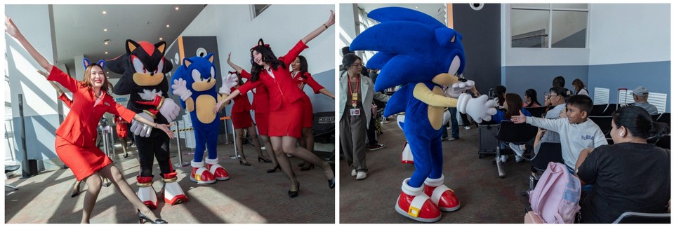 에어아시아에 소닉 더 헤지혹 & 섀도우가 떴다! 사진=에어아시아