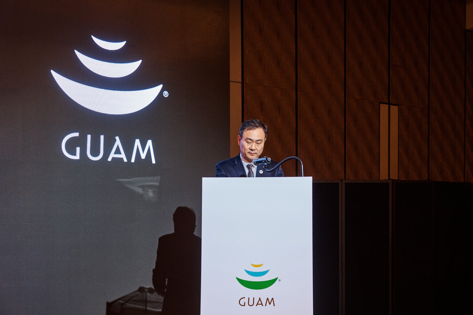 은호상 회장이 축사를 하고 있다. 사진=괌정부관광청