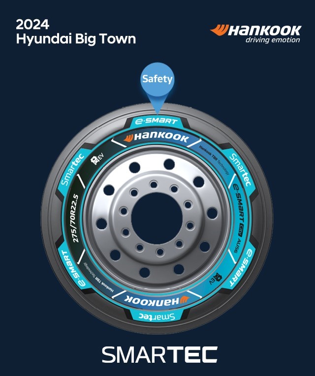 한국타이어가 현대자동차 상용차 전시회 '2024 현대 빅타운'에 참가한다. 사진=한국타이어