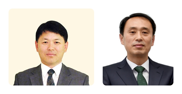 금호타이어 김현호 부사장(아시아본부장, KTV법인장, 왼쪽)과 이강승 부사장(유럽본부). 사진=금호타이어