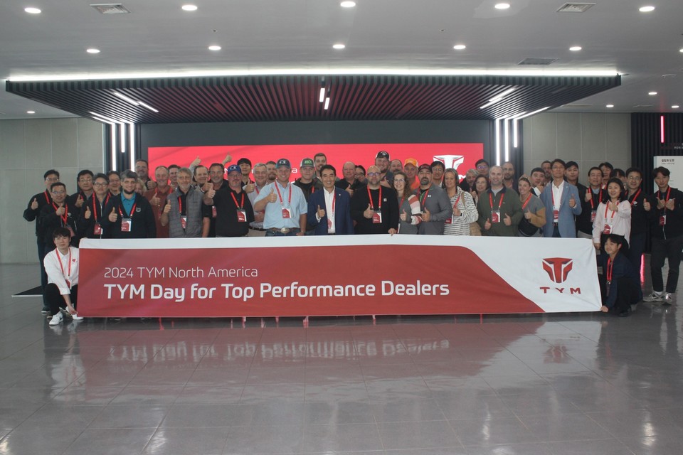 TYM은 지난 10월 27일부터 11월 1일까지 북미 우수 딜러 초청 행사를 성공적으로 했다고 5일 밝혔다. 사진=TYM