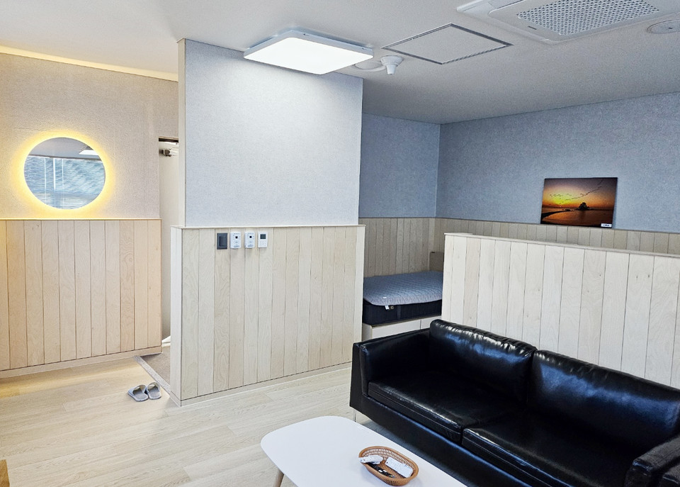 소방공무원을 위한 심신 안정실. 사진=희망브리지