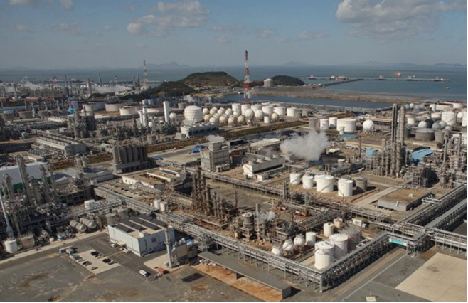 GS건설이 수주한 ‘HVO 공장 건설’ 현장인 LG화학 대산 공장 전경. 사진=GS건설