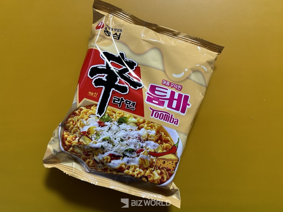 농심 신라면 툼바. 사진=김선주 기자