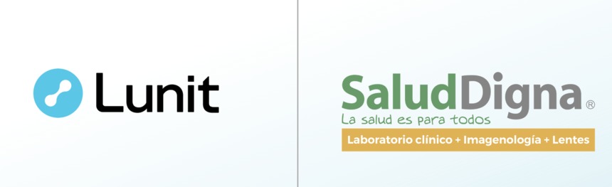 루닛(왼쪽), 살루드 디그나 로고. 사진=루닛