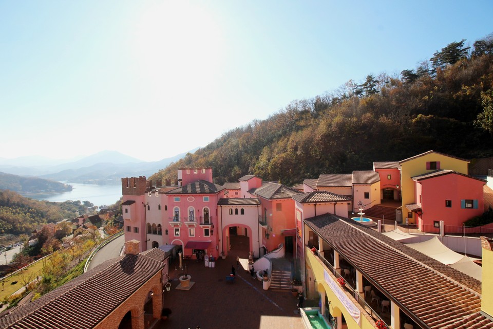 이탈리아마을 피노키오와다빈치_다빈치 전망대에서 바라본 전경. 사진=장보영