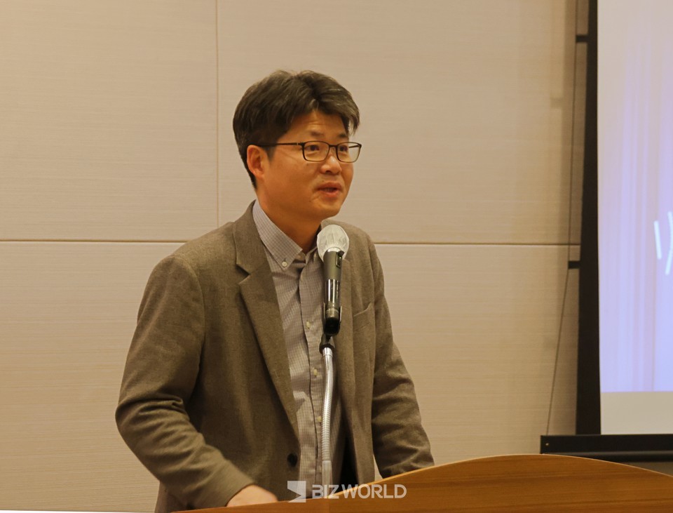 오영일 환경부 대기환경 정책관이 인사말을 하고 있다. 사진=손진석 기자