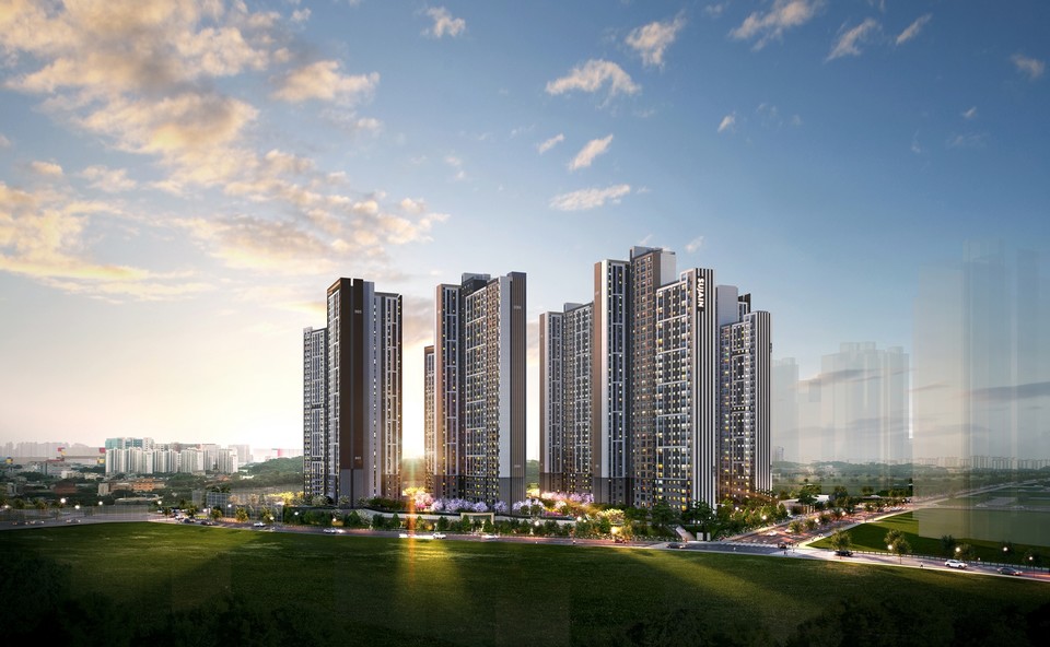 '평택 브레인시티 수자인' 투시도. 사진=㈜한양