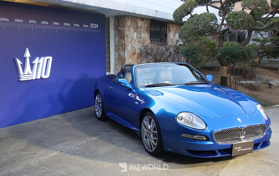 ‘스파이더 90주년(Spyder 90th Anniversary)’ 모델. 사진=손진석 기자