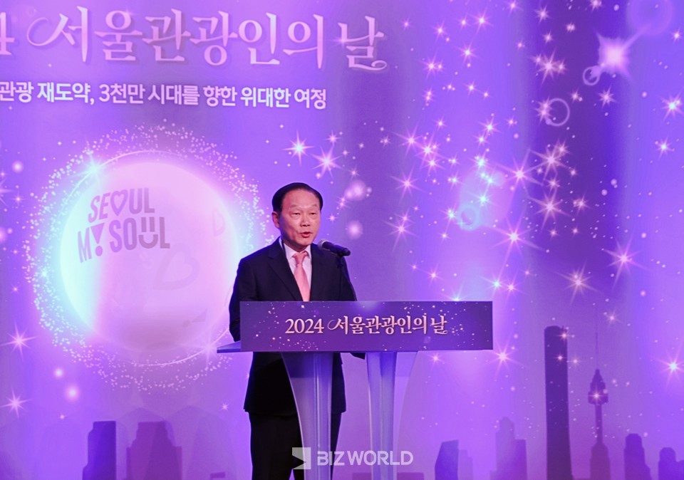 길기연 대표이사가 개회사를 하고 있다. 사진=손진석 기자