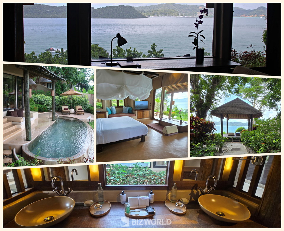 풀빌라 객실 스케치. 사진=손진석 기자