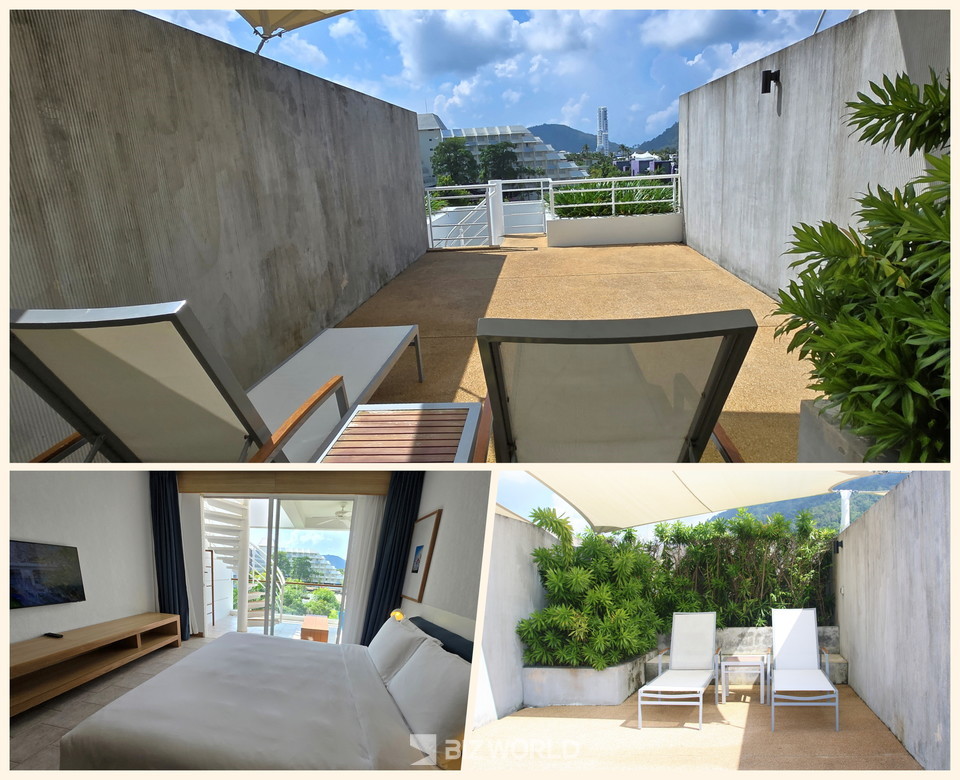 더냅 빠통리조트 객실과 히든스테이지. 사진=손진석 기자