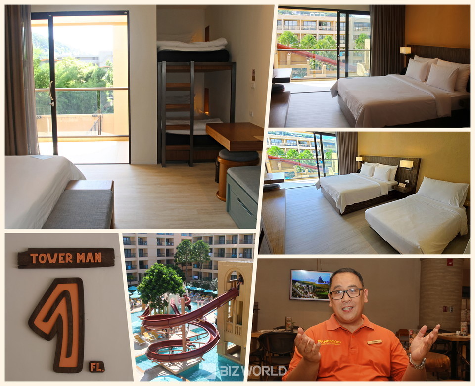 파무쿠 리조트 룸 종류와 풀장, 글렌 페레 총지배인. 사진=손진석 기자