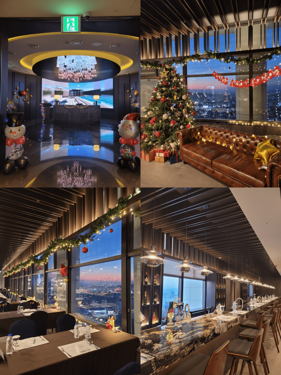 그랜드플라자 청주 호텔(‘엔포드 호텔’ 사명 변경 예정)이 지난 12월 24일부터 25일까지 이틀간 진행한 크리스마스 특별 이벤트가 성공적으로 마무리됐다고 27일 밝혔다. ‘더 라운지 리힛트 21’ 크리스마스 이벤트 현장, 사진=엔포드 호텔