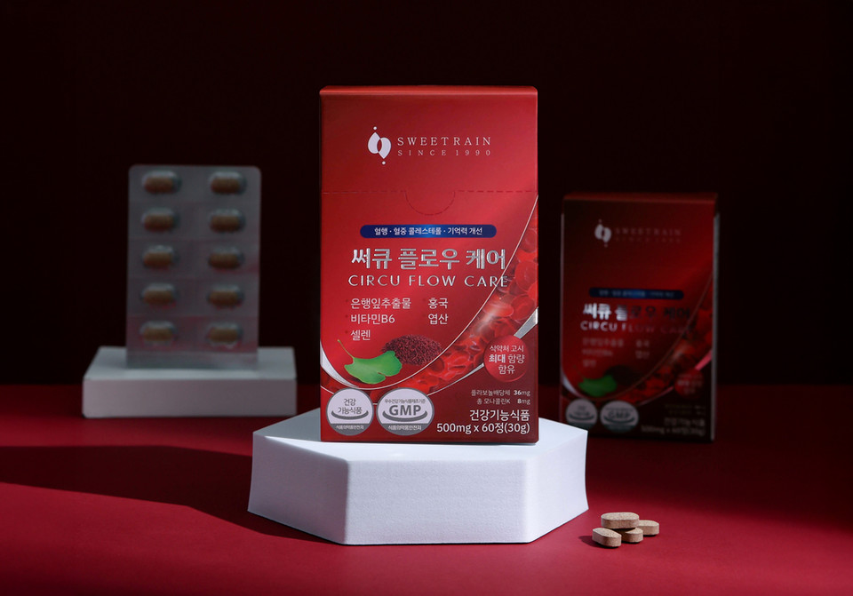 건강기능식품 전문 브랜드 스윗레인이 ‘써큐플로우케어’를 최근 리뉴얼 출시했다고 30일 밝혔다. 사진=스윗레인 제공