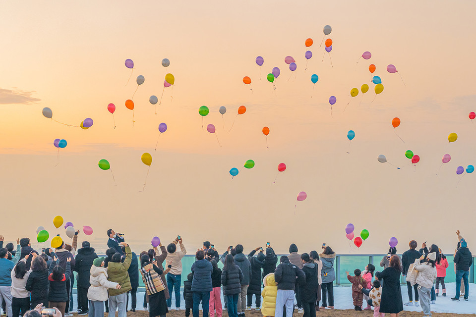 위(WE)호텔제주의 신년 소망풍선 이벤트 참고 이미지. 사진=위(WE)호텔제주