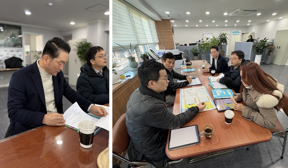 김태수 위원장이 강북구 미아동 일대 ‘미아3 재정비촉진지구’ 현장에 방문해 주민의견을 청취하고 있다. 사진=서울시의회