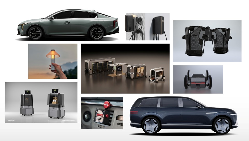 현대차∙기아 2024 굿디자인 어워드 수상작. 사진=현대차 기아