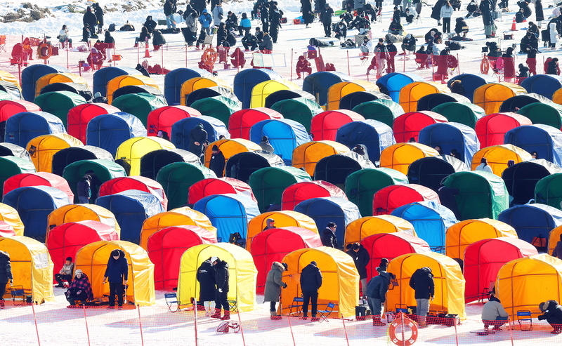 '제16회 평창송어축제'가 오는 2월 2일까지 풍성한 이벤트와 함께 열린다. 사진=평창송어축제위원회